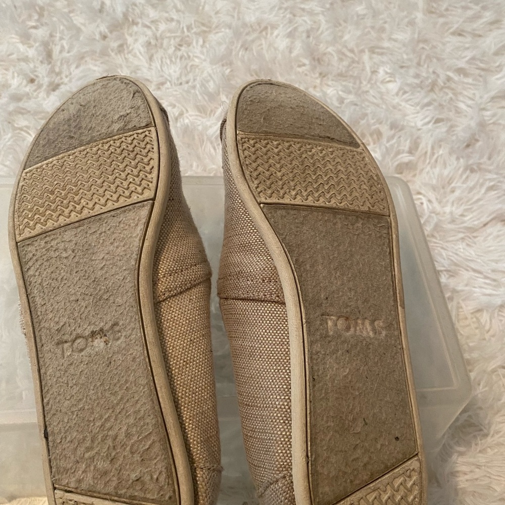 Toms cream size 9 - Picture 4 of 4